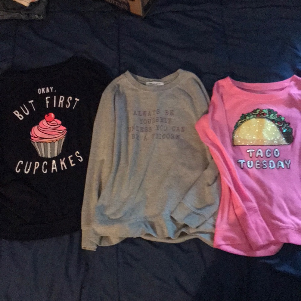 Girls Long Sleeve Sweaters